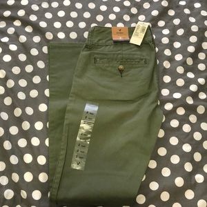 Low rise skinny stretch pants